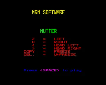 Nutter (1983)(MRM)[NUTTER] screen shot title